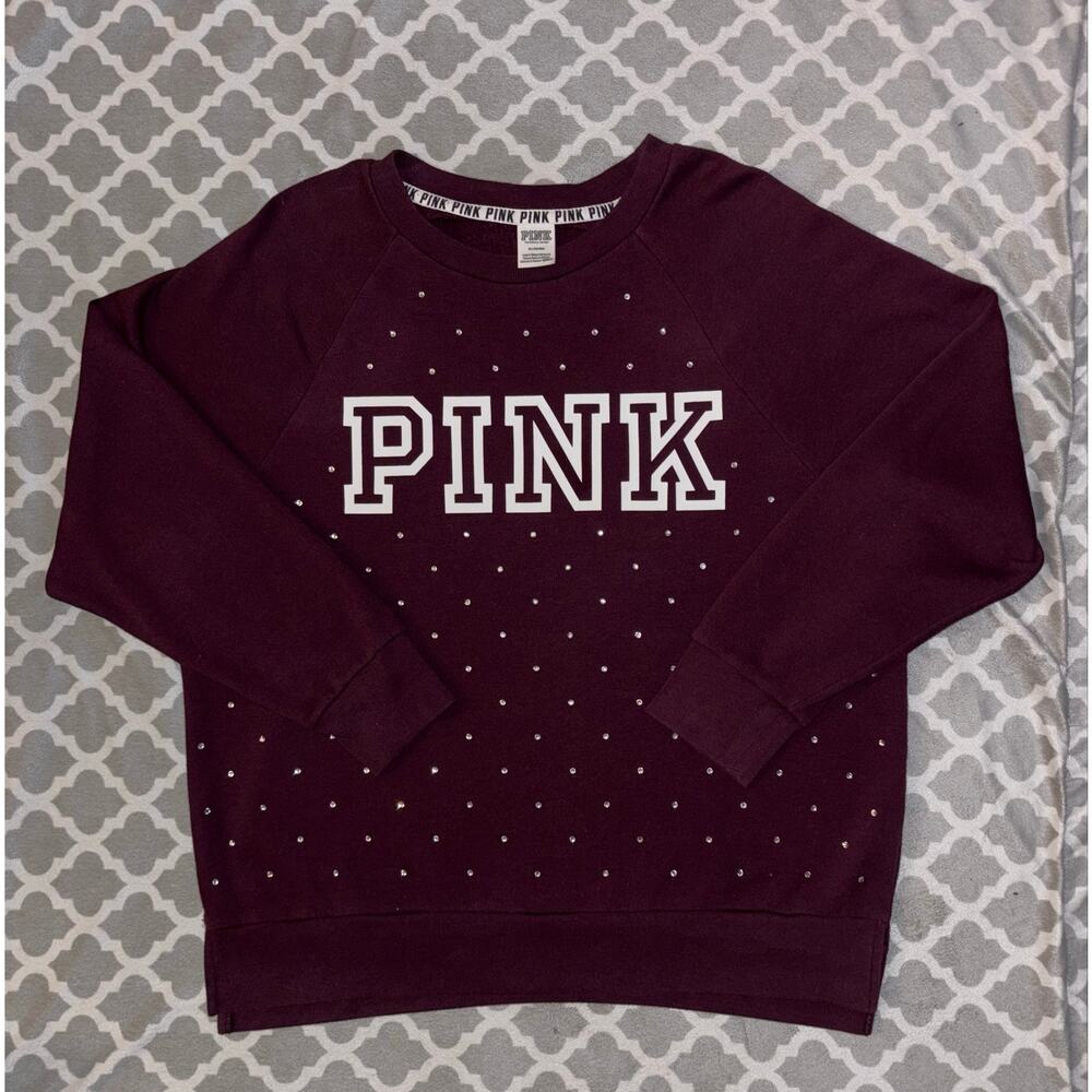 PINK VS Rhinestone Crewneck